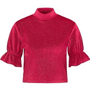 swirlie Dames fluwelen shirt 77134310, rood, XS, rood, XS