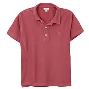 Gocco Basico poloshirt voor kinderen, Donker koraal, 9-10 jaar