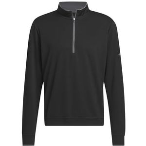 ADIDAS GOLF Sportsweatshirt  lichtgrijs / zwart