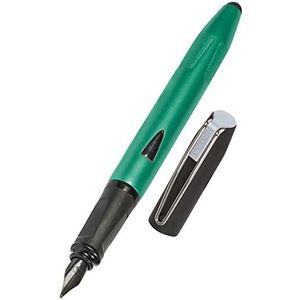 Online Ergonomische vulpen - Switch groen - veer M (medium), voor standaard inktpatronen, navulbaar, met stylus tip, geschikt voor rechts- en linkshandigen, voor meisjes/jongens/volwassenen