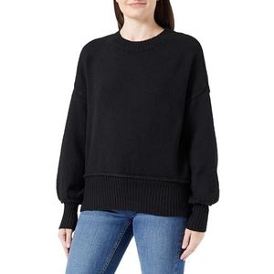 ONLY Dames Onlhazel Ls O-hals Bf Knt, zwart, M
