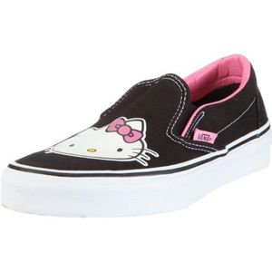 Vans U Classic Slip-ON VLYFL8S Uniseks sneakers voor volwassenen, Zwart Hello Kitty Pink True White, 35 EU