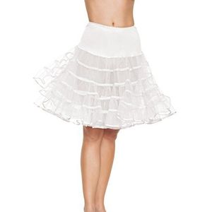 Knee Length Petticoat Women's Costume, White, One Size
