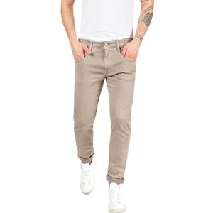 Replay Anbass Hyperflex Colour Xlite Herenjeans, slimfit, 020, zand, 31W / 32L