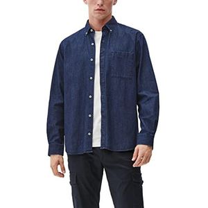 s.Oliver Herenhemd met lange mouwen, blauw, 3XL
