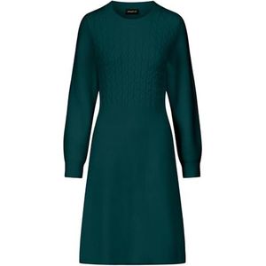 APART Fashion Gebreide jurk, donkergroen, 38