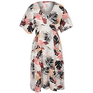 s.Oliver Damesjurk, 02A3 crème AOP, L, Cream Blad Aop, 42