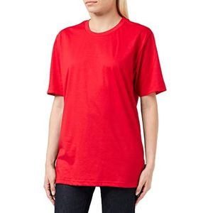 Trigema Dames T-shirt van 100% katoen, rood (kersen), 3XL