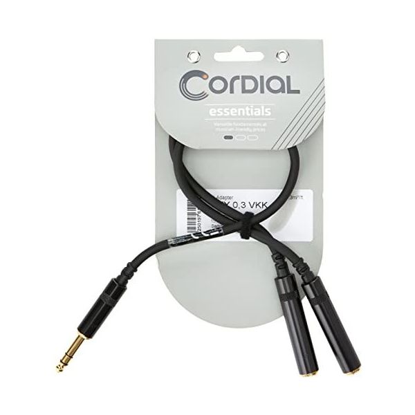 Cordial - Câble guitare jack/jack SILENT Metal - 3m - ECL CSI3PP