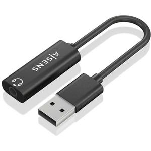 Aisens - Conversor USB-A - Zwart - Audio-adapter - 48kHz