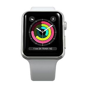 Renewd Apple Watch 3 zilver/wit 42 mm