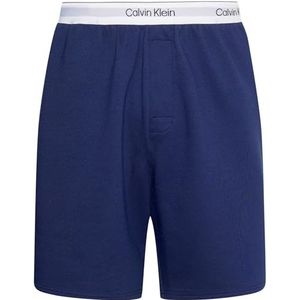 Calvin Klein Heren pyjamabroek kort, blauw (blauwe schaduw), XL, Blauw, XL