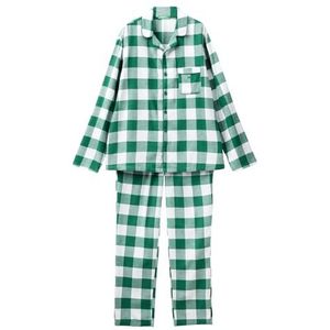 United Colors of Benetton Pig (Jacke+Pant) 42NT4P006 pyjamaset, groen en wit 911, M heren, Groene en witte afbeeldingen 911, M