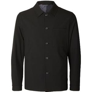 SELECTED HOMME Male Blazer Hybrid, zwart, XXL