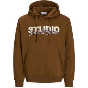 JACK & JONES Jjyuki Sweat Hood Pls - Plus Size, Monks Robe, 3XL