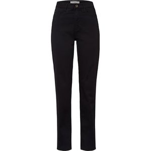 BRAX Dames Style Carola Cotton Stretch broek, zwart (perma black), 31W / 32L