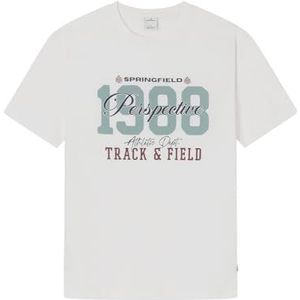 Springfield T-shirt, merk 1988, ivoor, S