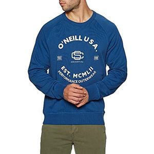 O'Neill Americana Crew Sweatshirt, 5119 Darkwater Blue Option B, Regular (2 stuks) voor heren