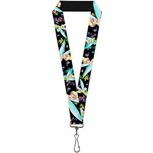 Buckle-Down dames sleutelhanger, multicolor, Eén maat