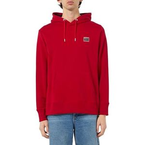 GANT CONTRAST sweat hoodie, robijnrood, S