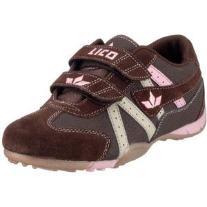 LICO Hardy V 530088, sneakers voor meisjes, bruin, roze, beige, 34 EU