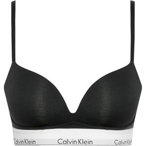 Calvin Klein Dames Plunge Push Up, Zwart, 65C, Zwart, 65C