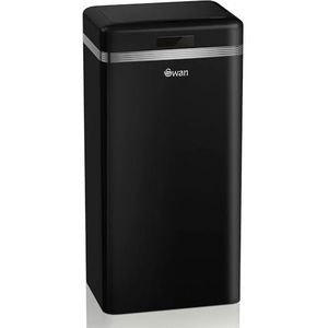 Swan Sensor Prullenbak – 45 Liter Inhoud – Tot 15 cm Afstand – Zwart