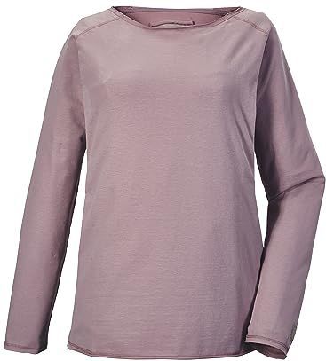 G.I.G.A. DX Dames Shirt met lange mouwen GS 39 WMN LS SHRT GOTS, taupe, 38, 41165-000