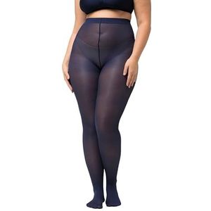 Ulla Popken Damespanty, 60 denier, donkerblauw, 52-54