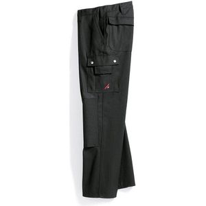 BP 1493-720-32-48 werkbroek, jeansstijl met meerdere zakken, 305,00 g/m² versterkt katoen, zwart, 48