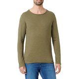 Key Largo - Heren MLS Cheese T-shirt - Olijf - Longsleeves