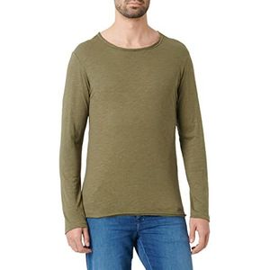 Key Largo - Heren MLS Cheese T-shirt - Olijf - Longsleeves