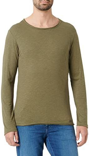 Key Largo - Heren MLS Cheese T-shirt - Olijf - Longsleeves