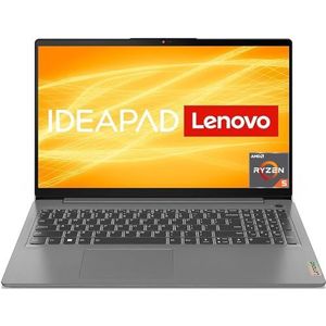 Lenovo IdeaPad 3 Laptop | 15,6 inch Full HD Display | AMD Ryzen 5 5625U | 16GB RAM | 512GB SSD | AMD Radeon Graphics | Win11 Home | QWERTZ | grijs | 3 maanden Premium Care