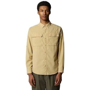 The North Face - L/S Sequoia Shirt - Overhemd - Beige - 100% Polyamide