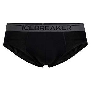 Icebreaker Anatomica onderbroek voor heren, merinowol, ultralicht materiaal, zwart, maat M