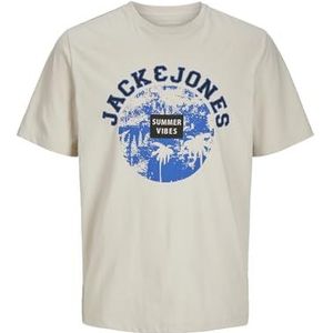 Jack & Jones JORPALMS Tee SS Crew Neck STYD, maanbeam, M