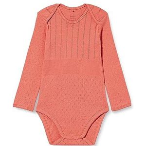 Noa Noa miniature Baby Girls DoriaNNM Body, Faded Rose, 80, roze, 80 cm
