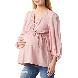 Bestseller A/S MLKELLY TEESS 7/8 WO TOP 2F Blouse, Misty Rose, S, Misty Rose, S