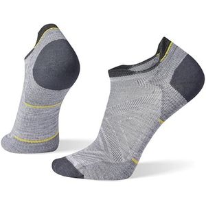 Smartwool Uniseks Run Zero Cushion Low Ankle Sokken Light Gray M