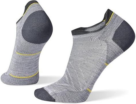 Smartwool Uniseks Run Zero Cushion Low Ankle Sokken Light Gray M