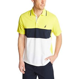Nautica Poloshirt voor heren, blazend geel, M