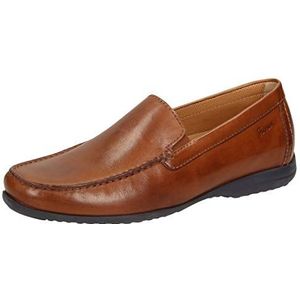 Sioux - Gion-XL - Pantoffels - Braun Cognac - Hoogwaardig Kalfsleer