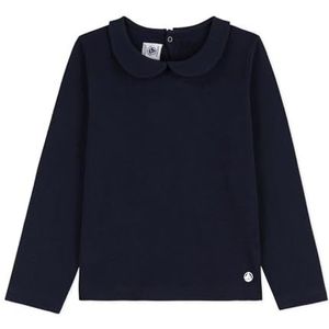 Petit Bateau T-shirt met lange mouwen voor meisjes, Smoking Blauw, 6 Jaren
