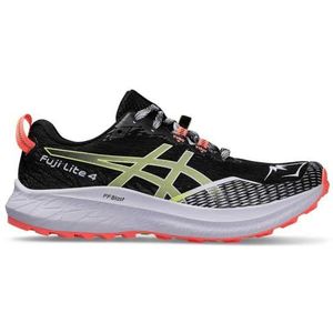 ASICS Fuji Lite 4 dames trail-loopschoenen zwart beige, Black Cacti, 44.5 EU