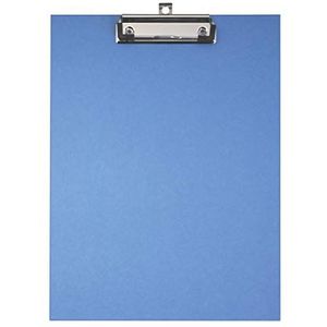 Exacompta 17292E klembord van gecoat papier met klem en wandhouder, formaat 23 cm x 32 cm, voor DIN A4-documenten, blauw