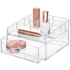 iDesign Drawers Make-Up Organizer met 3 laden, kunststof