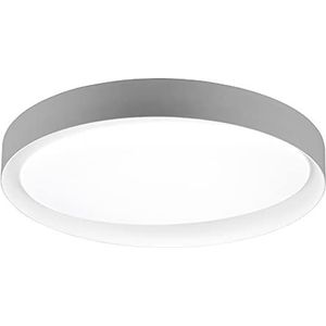 Reality Leuchten LED plafondlamp Zeta R62712411, kunststof grijs of wit, incl. 24 watt LED, afstandsbediening