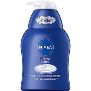 Nivea Crème Care crèmezeep in 1 stuks, handzeep met geur en ingrediënten van Nivea Creme, milde zeep met zacht schuim, (1 x 250 ml)