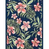 Onlnova Life Vis S/S Knoop Shirt Aop, navy blazer, XS